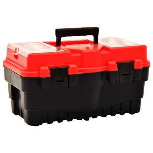 Tool Box Plastic 462x256x242 mm Red