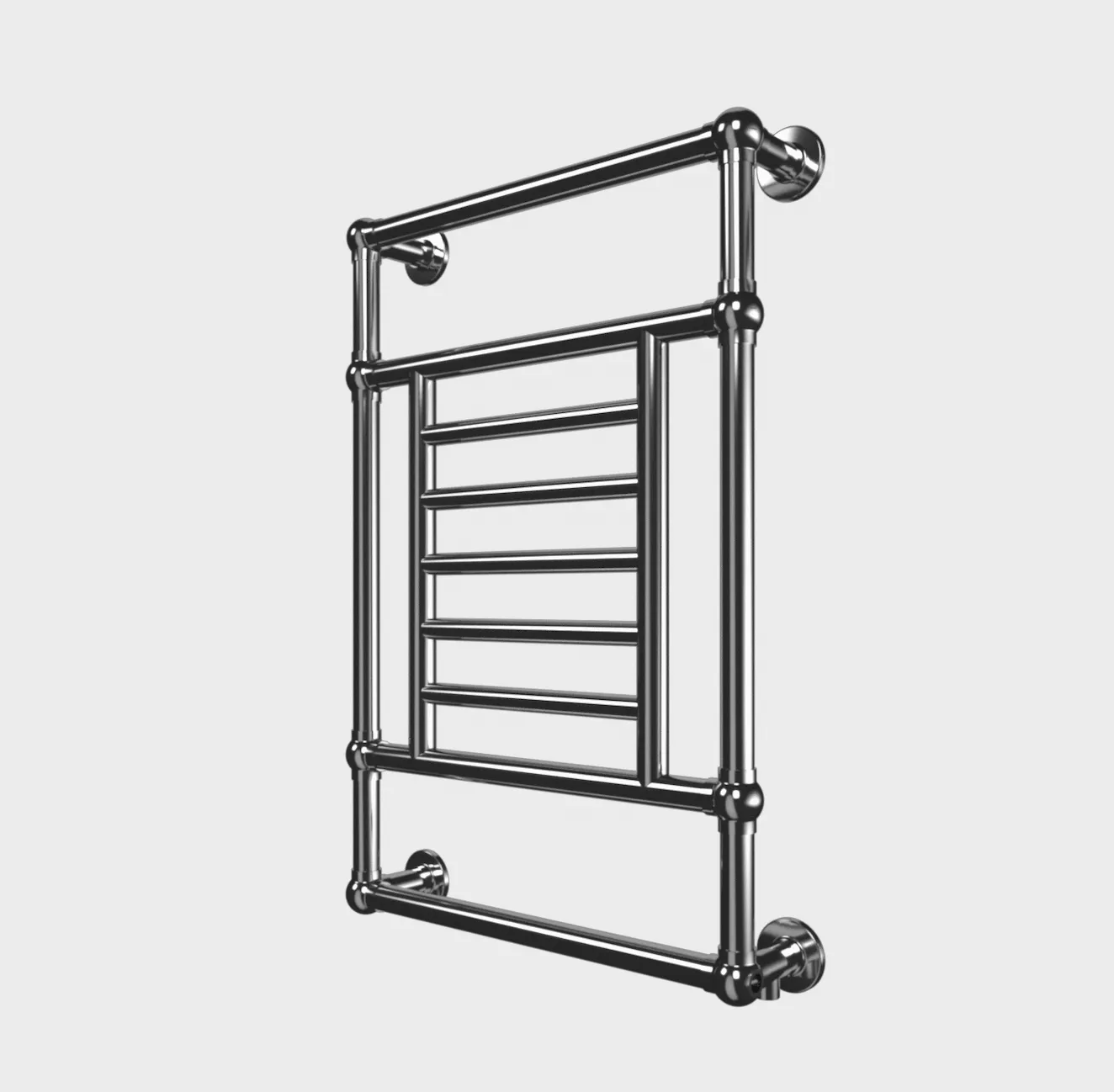 Tuzio Thames Hardwired or plug in Wall Mounted Towel Warmer - 23.5"w x 34.5"h