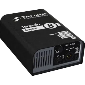 Two Notes Torpedo Captor 8ohm Compact Loadbox DI