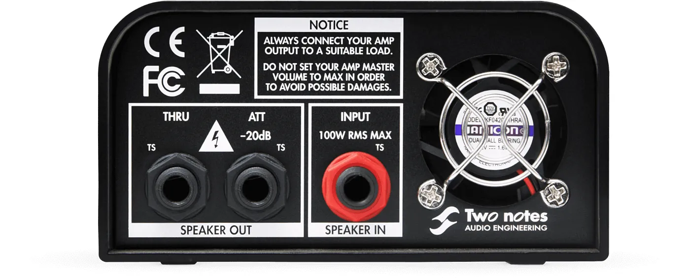 Two Notes Torpedo Captor 8ohm Compact Loadbox DI