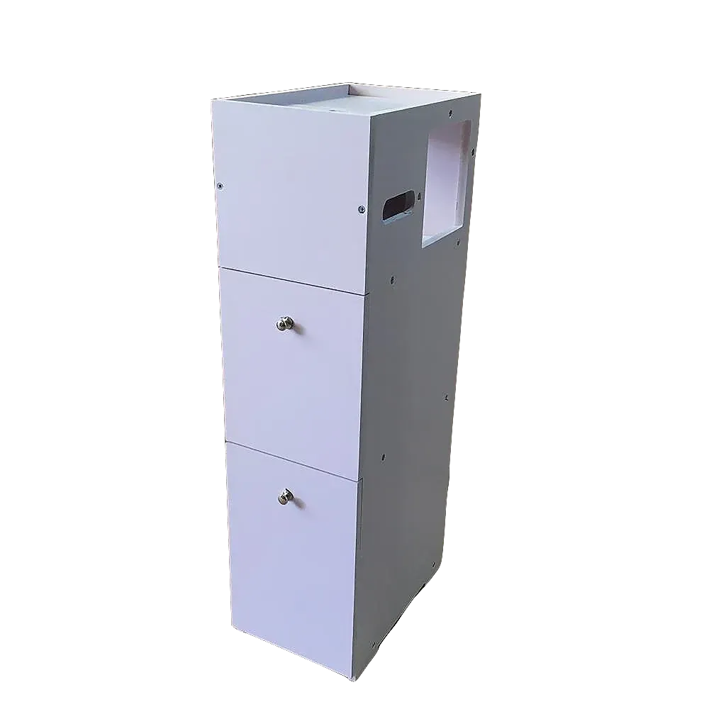 Waterproof PVC Bathroom WC Side Storage Cabinet Racks With Drawer By Miza