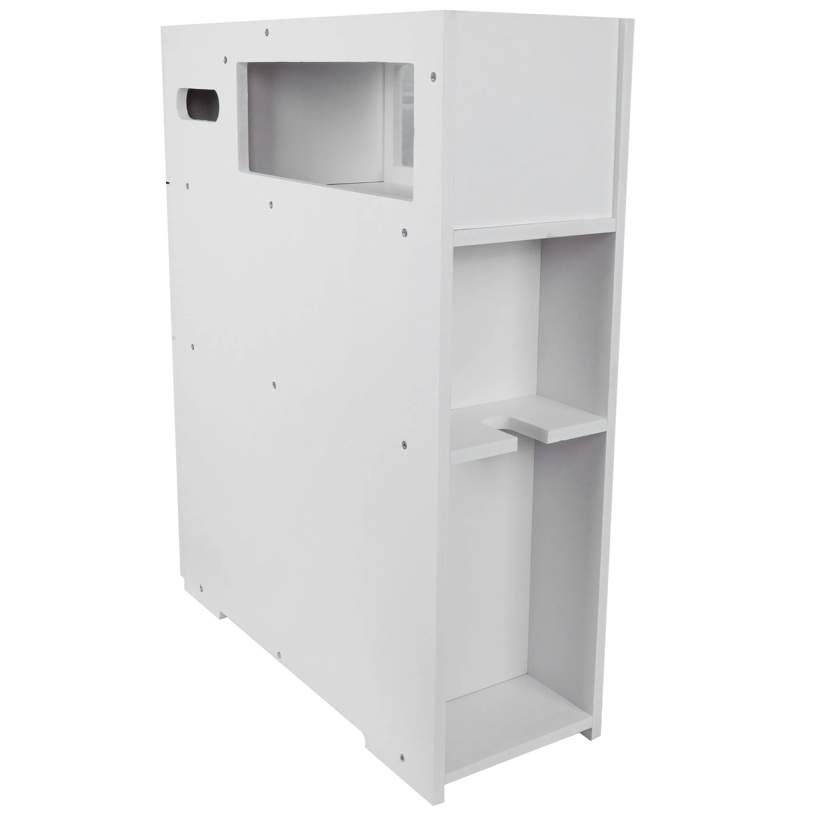 Waterproof PVC Bathroom WC Side Storage Cabinet Racks With Drawer By Miza