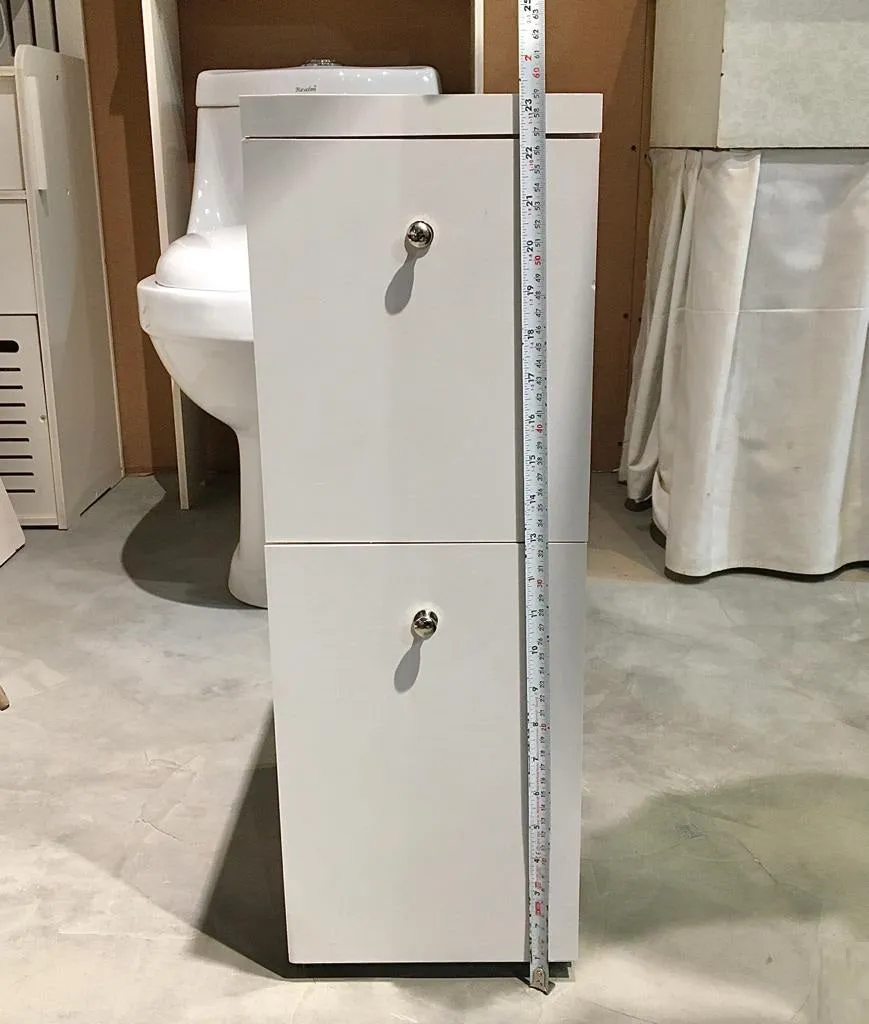 Waterproof PVC Bathroom WC Side Storage Cabinet Racks With Drawer By Miza