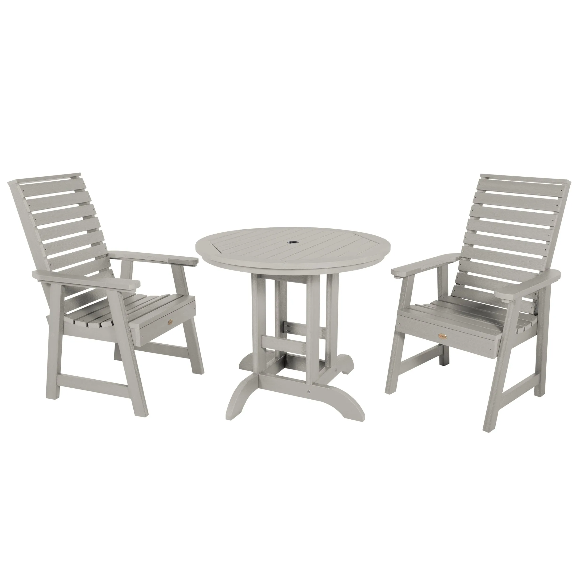 Weatherly 3pc 36in Round Dining Set - Dining Height