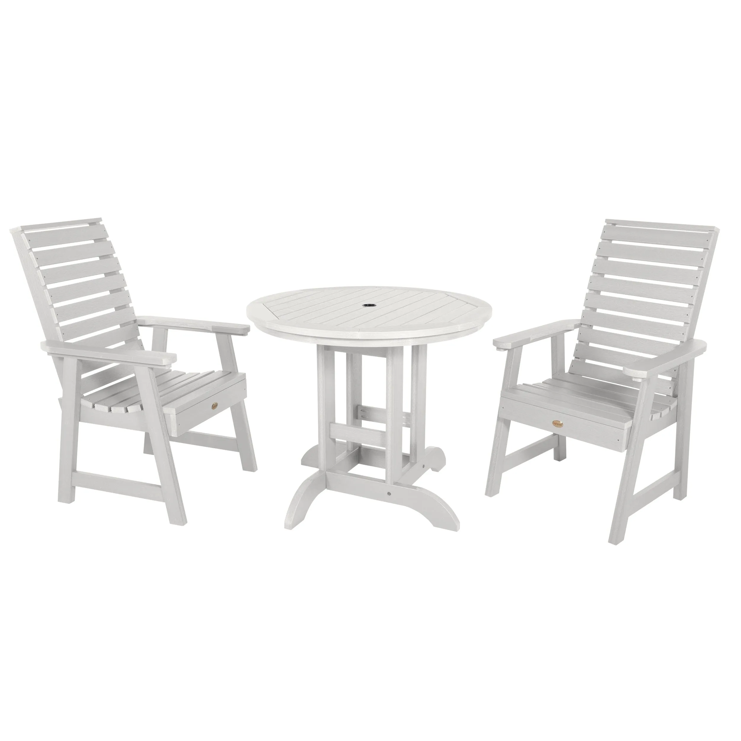 Weatherly 3pc 36in Round Dining Set - Dining Height