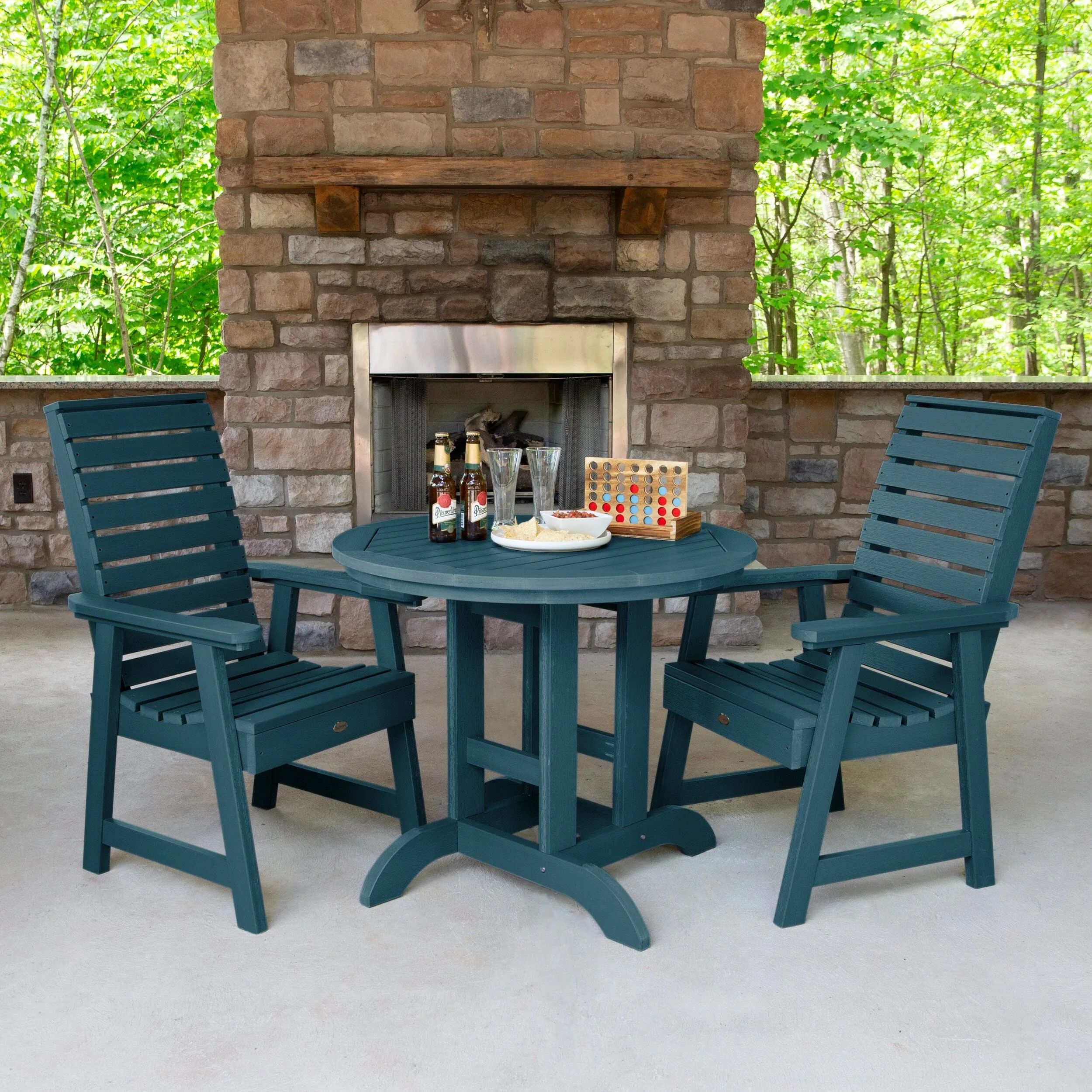 Weatherly 3pc 36in Round Dining Set - Dining Height