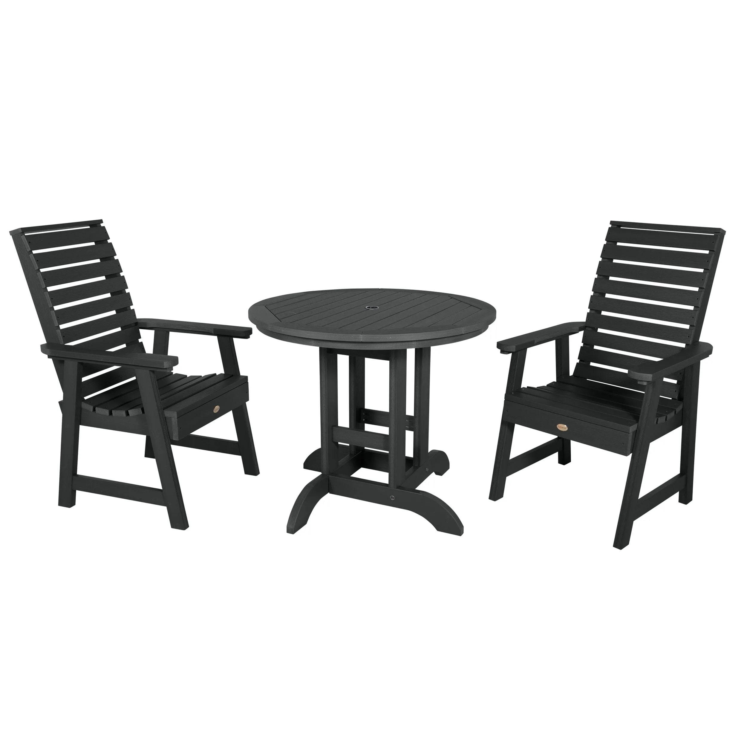 Weatherly 3pc 36in Round Dining Set - Dining Height