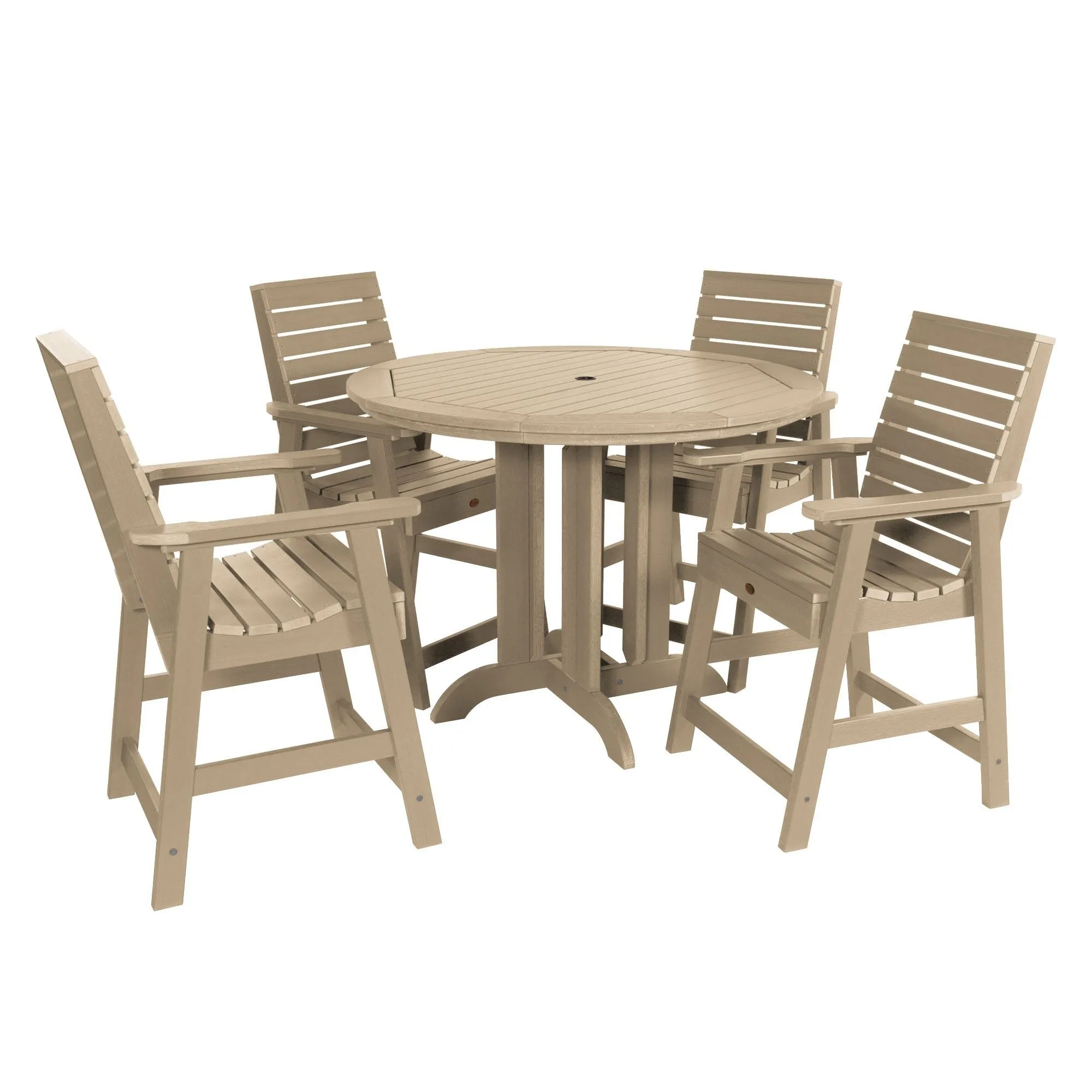 Weatherly 5pc 48in Round Dining Set - Counter Height