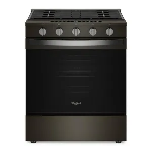 Whirlpool WSGS7530RV 30-inch Smart Slide In Gas Range with Air Cooking Technology, No Preheat Air Fry, Steam/Self Clean and High Speed Preheat