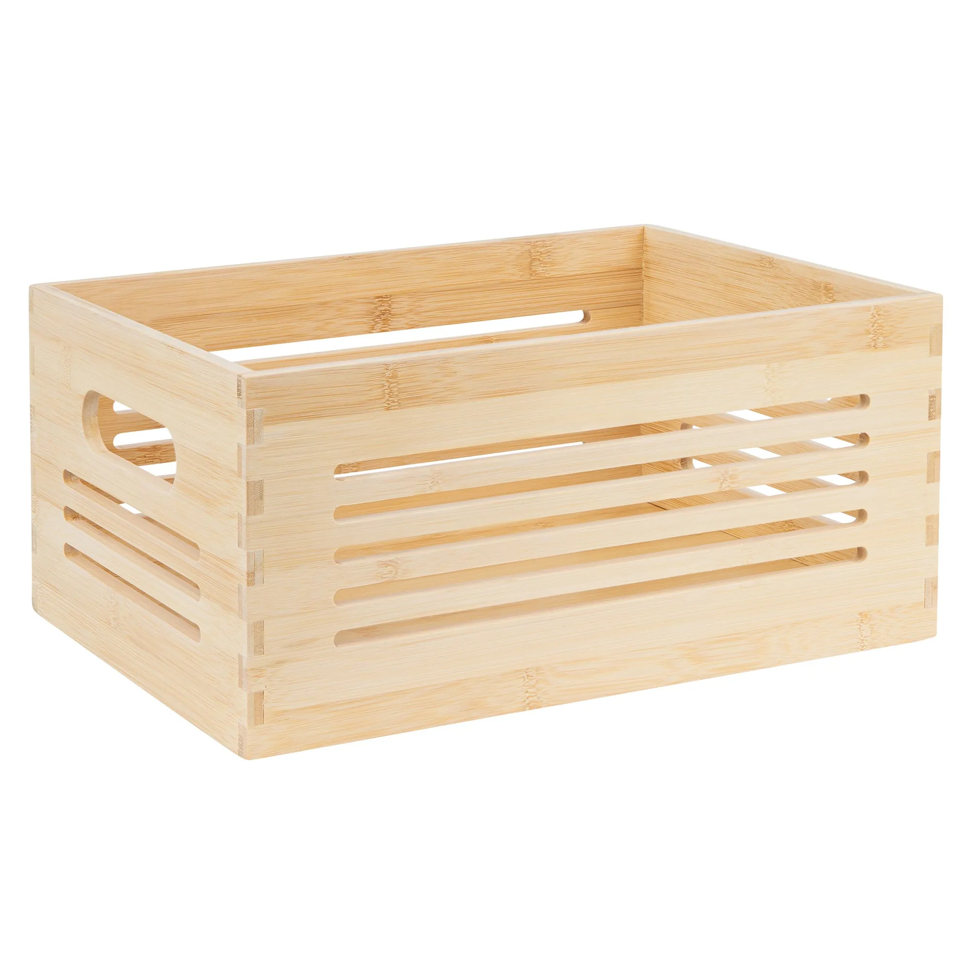 Wooden Storage Bin  - Natural Medium