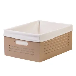 Wooden Tan Storage Bins - Large  (Wholesale)